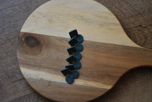 Load image into Gallery viewer, Teal Texture Dangles