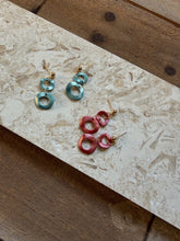 Load image into Gallery viewer, Shimmer Shell Dangles - 2 Colors
