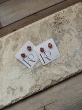 Load image into Gallery viewer, Pink Flower Studs

