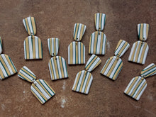 Load image into Gallery viewer, Summer Stripe Dangles
