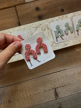 Load image into Gallery viewer, Checkered Arch Dangles - 2 Colors
