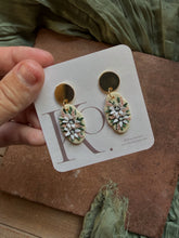Load image into Gallery viewer, Yellow Floral Dangles

