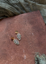 Load image into Gallery viewer, Yellow Floral Dangles
