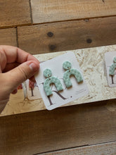 Load image into Gallery viewer, Checkered Arch Dangles - 2 Colors
