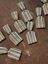 Load image into Gallery viewer, Summer Stripe Dangles
