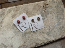 Load image into Gallery viewer, Pink Flower Studs

