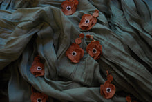 Load image into Gallery viewer, Rust Flower Dangles
