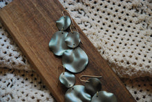 Load image into Gallery viewer, Teal Shimmer Dangles
