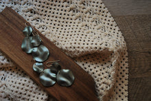 Load image into Gallery viewer, Teal Shimmer Dangles
