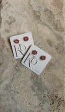 Load image into Gallery viewer, Pink Flower Studs

